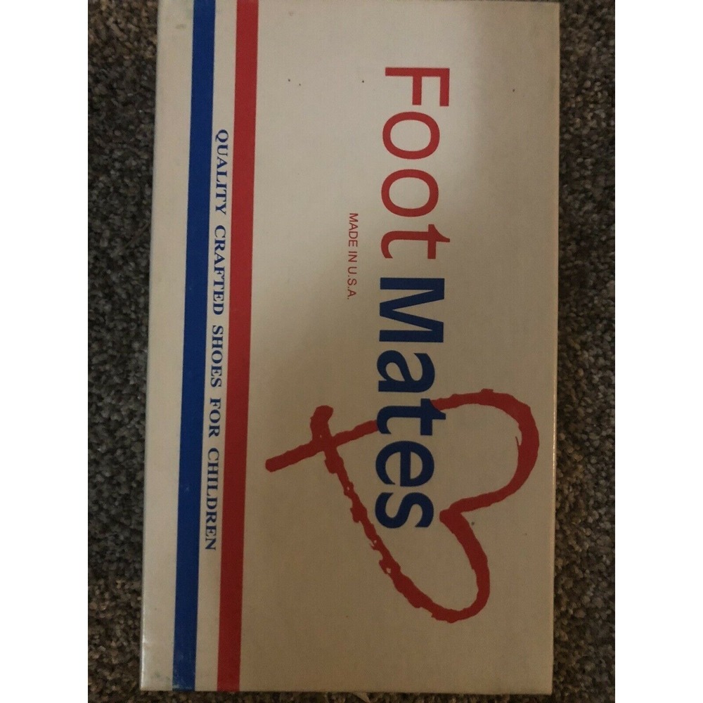 Footmates Scamp Pre Walker White Scuff Baby Shoe Size 6.0 E.